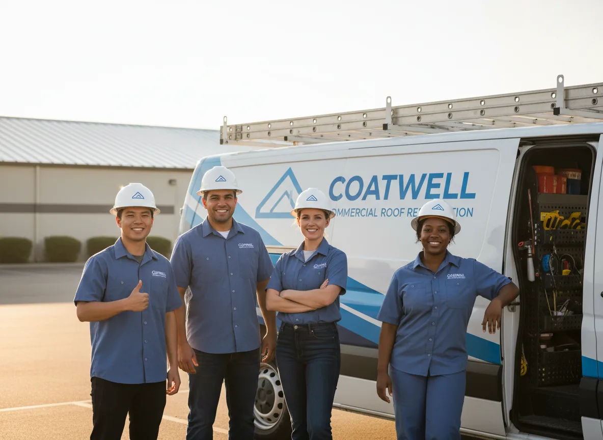 Commercial roof coating company in Curran, MI